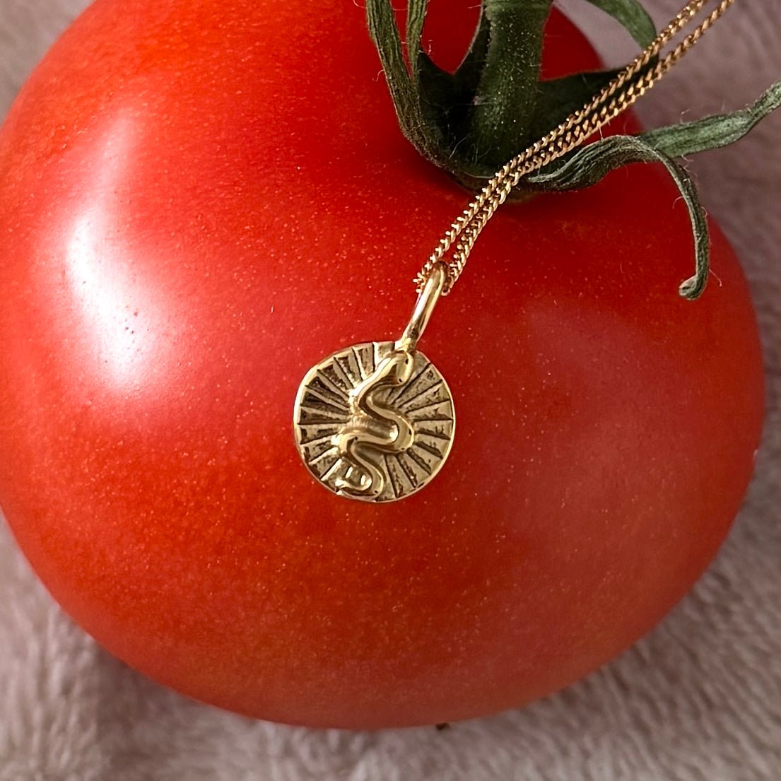 Snake Necklace - Gold - Namaste Jewelry Canada