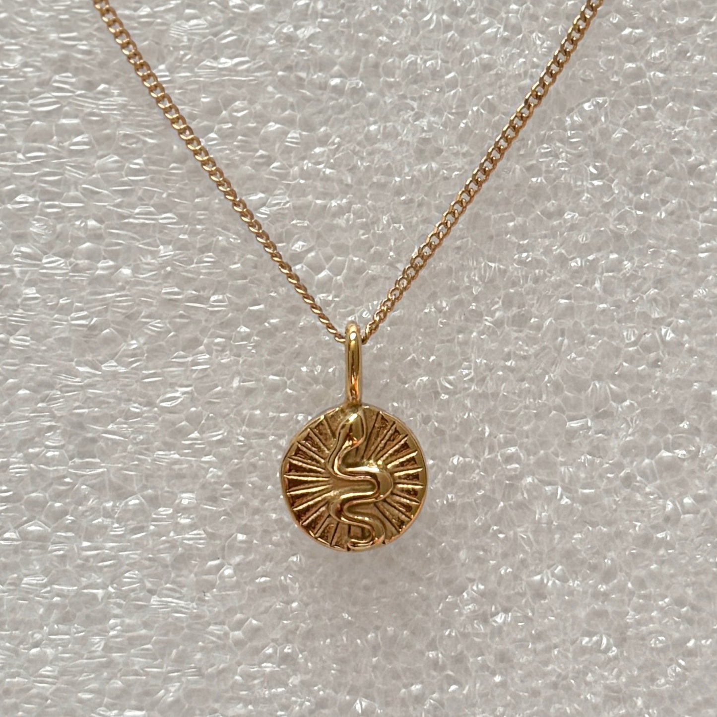 Snake Necklace - Gold - Namaste Jewelry Canada