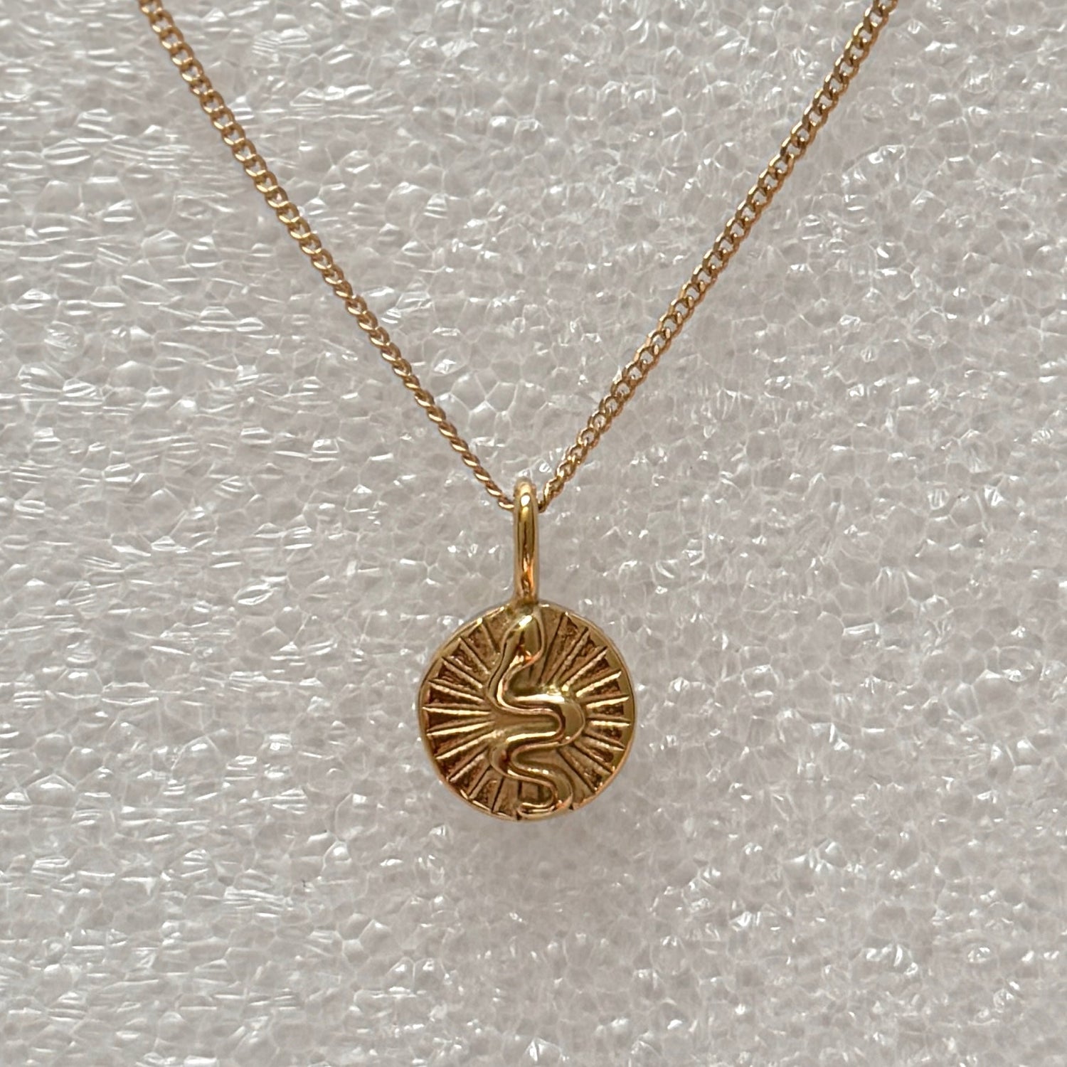 Snake Necklace - Gold - Namaste Jewelry Canada