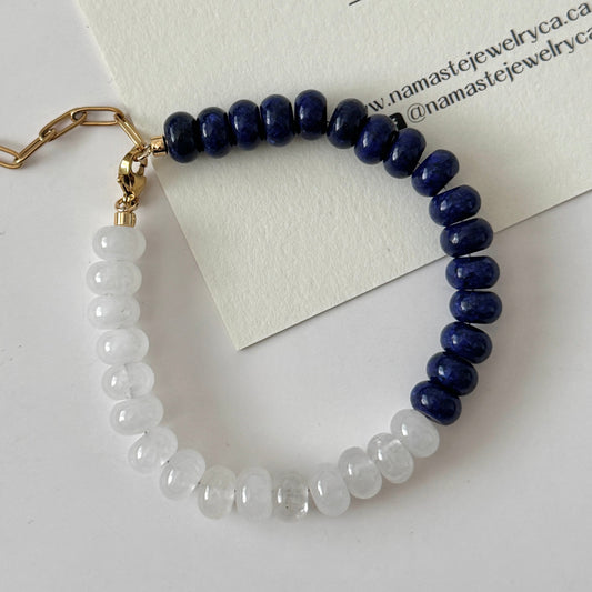 Starry Night Bead Bracelet - Namaste Jewelry Canada