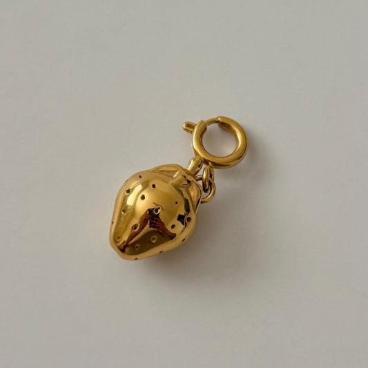 Strawberry Charm- Gold - Namaste Jewelry Canada