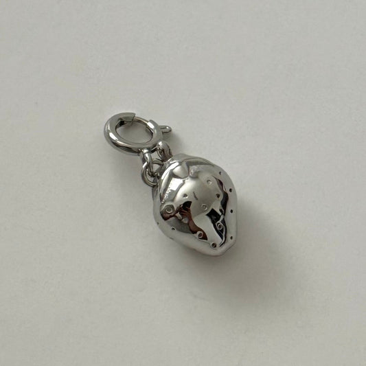 Strawberry Charm- Silver - Namaste Jewelry Canada