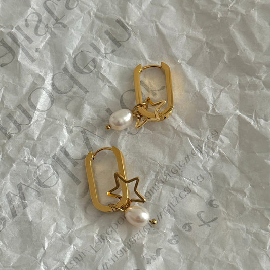 Suha Charm Earrings - Gold - Namaste Jewelry Canada