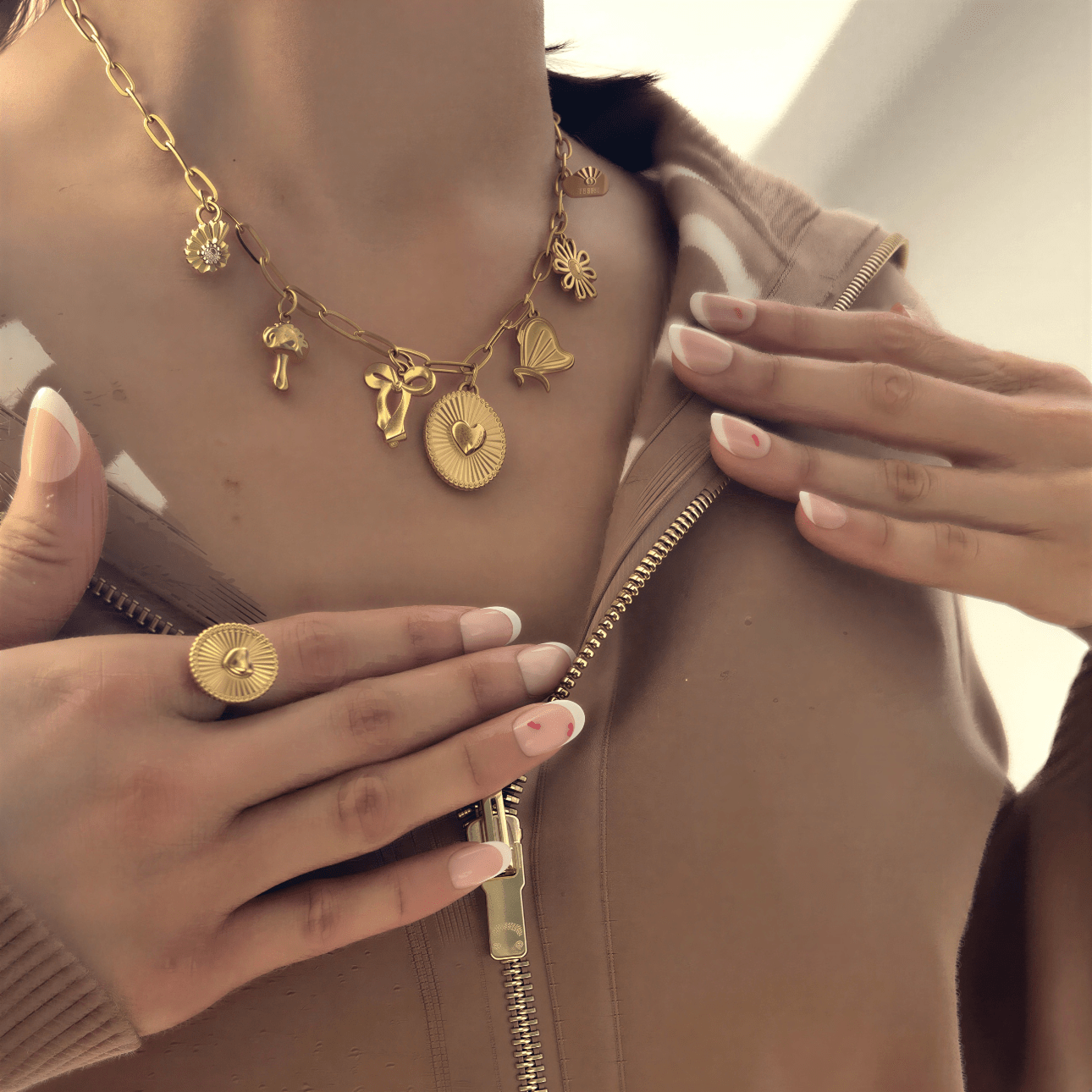 Sweetheart Charm Necklace - Namaste Jewelry Canada