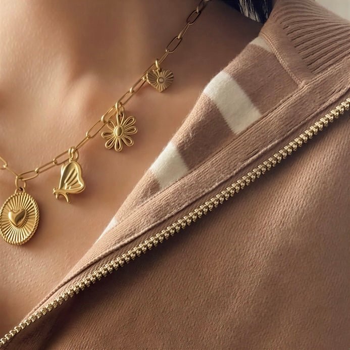 Sweetheart Charm Necklace - Namaste Jewelry Canada