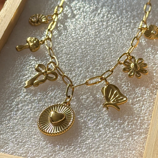 Sweetheart Charm Necklace - Namaste Jewelry Canada