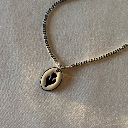 Tulipe Necklace - Silver - Namaste Jewelry Canada