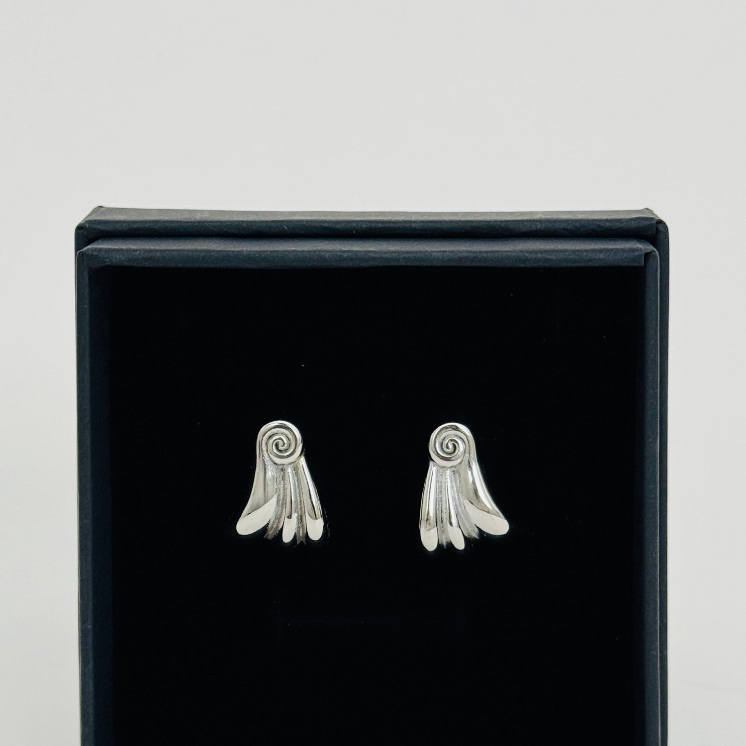 Vague Wing Earrings - Silver - Namaste Jewelry Canada