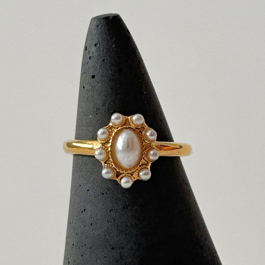 Victoria Pearl Ring - Namaste Jewelry Canada