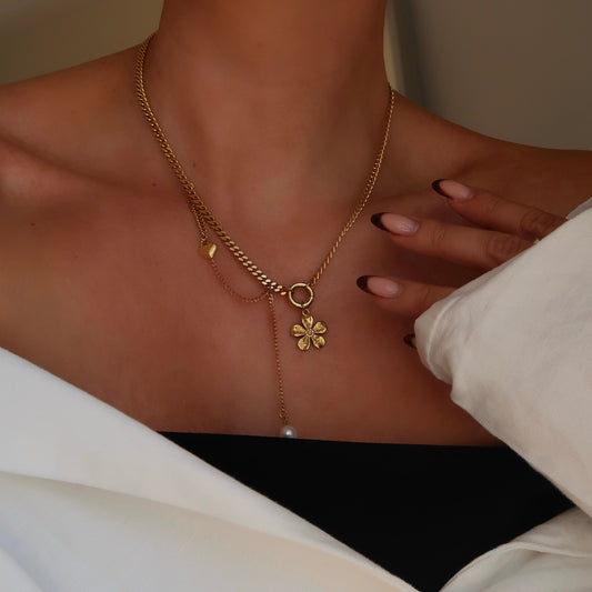 Willow Necklace - Silver - Namaste Jewelry Canada