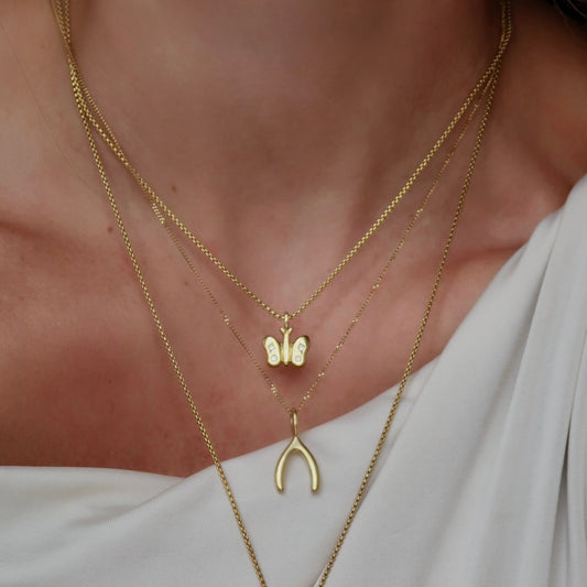 Wishbone 2.0 Necklace - Namaste Jewelry Canada