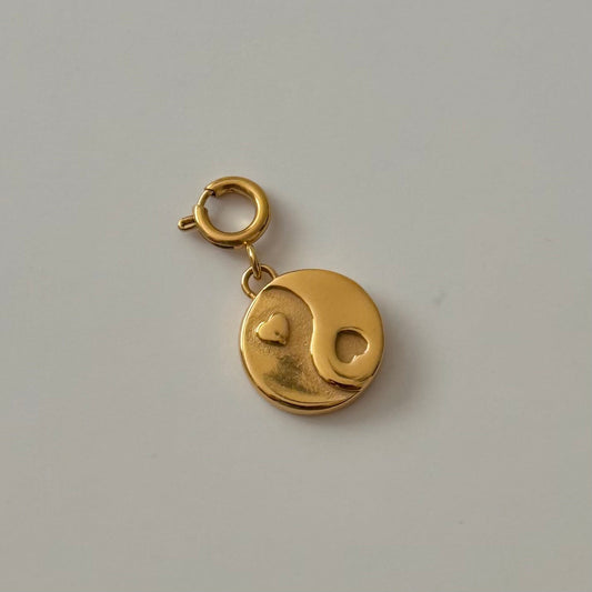 Ying Yang Charm- Gold - Namaste Jewelry Canada