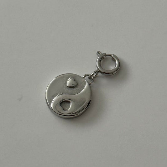 Ying Yang Charm- Silver - Namaste Jewelry Canada