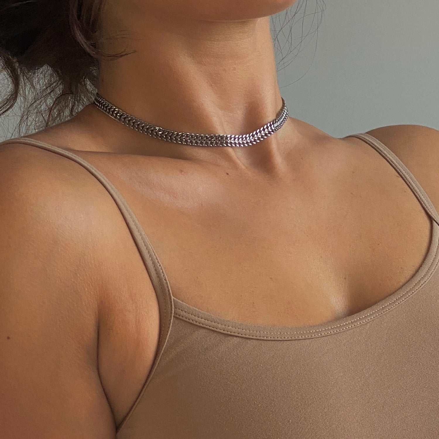 Alma Chain Necklace - Silver - Namaste Jewelry Canada