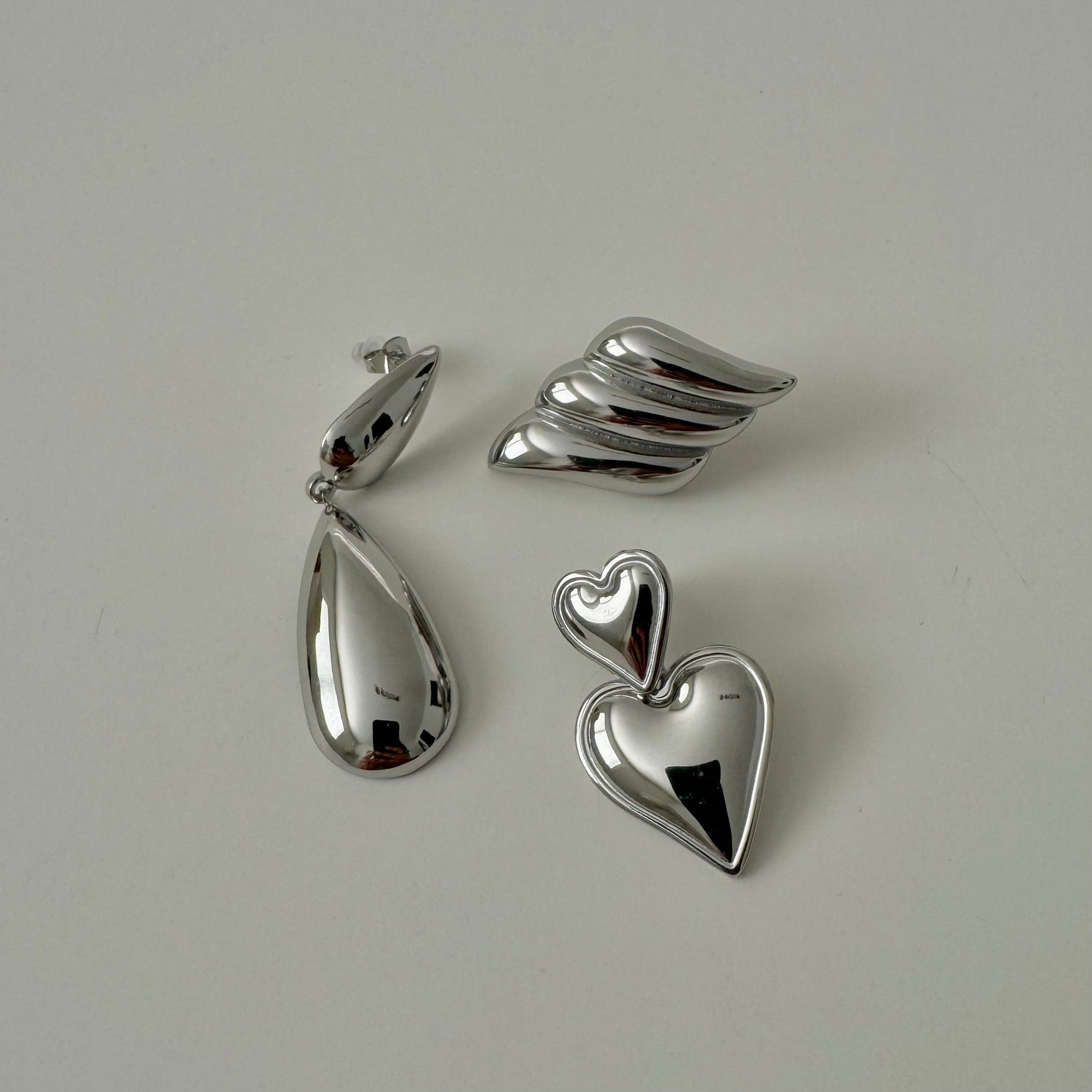 Amalfi Wing Earrings- Silver - Namaste Jewelry Canada