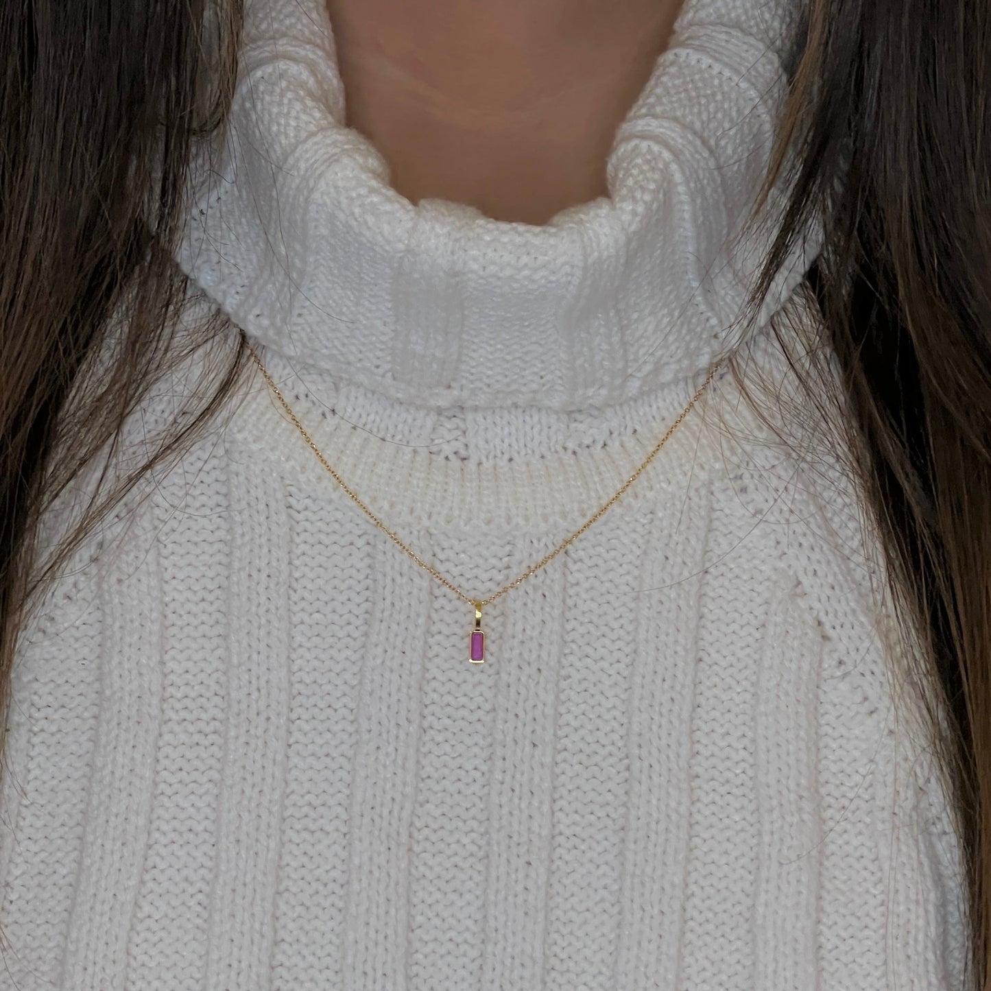 Birthstone Necklace - Namaste Jewelry Canada