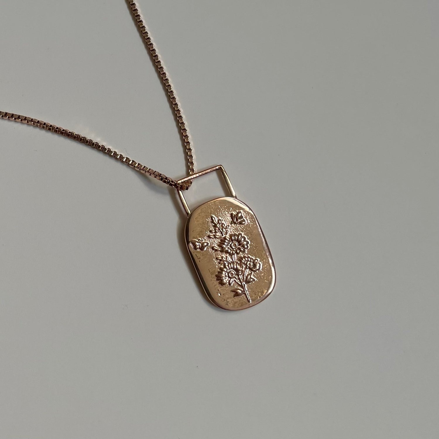 Bloom Affirmation Necklace- Rose Gold - Namaste Jewelry Canada