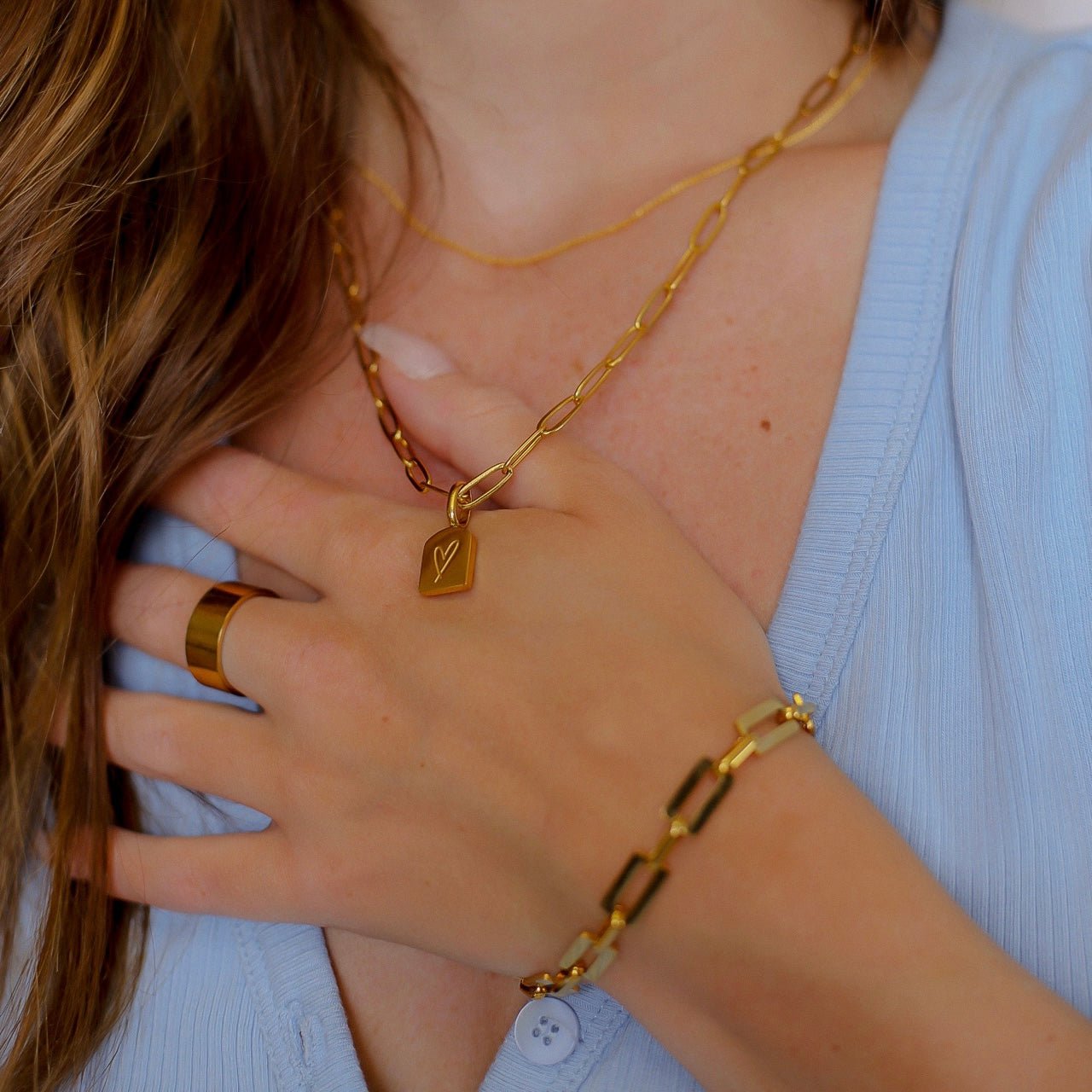 Boho Heart Necklace - Namaste Jewelry Canada