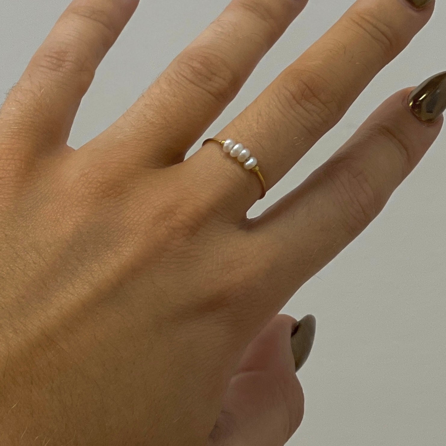 Foura Pearl Ring - Namaste Jewelry Canada