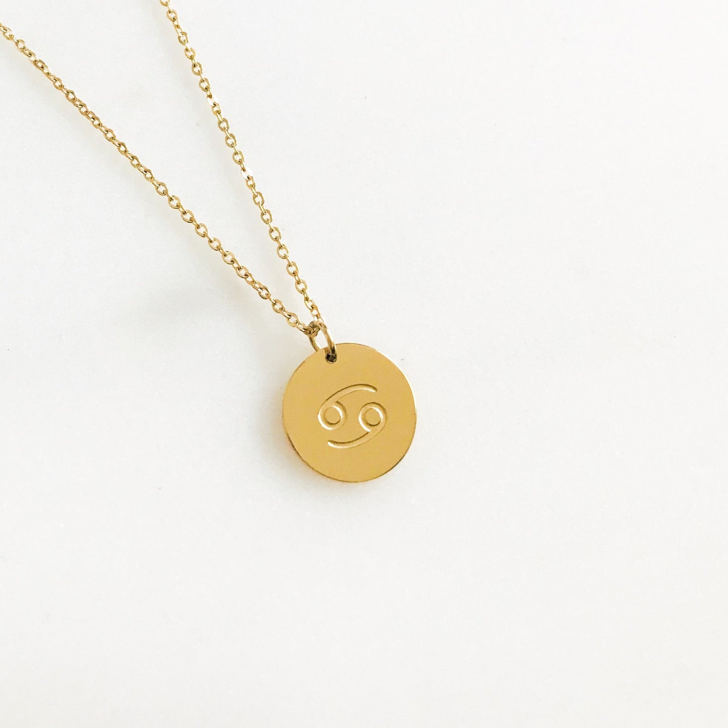 Gold- Minimal Zodiac Necklace - Namaste Jewelry Canada