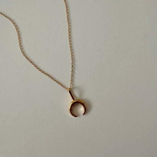 Half Moon Necklace 2.0- Gold - Namaste Jewelry Canada