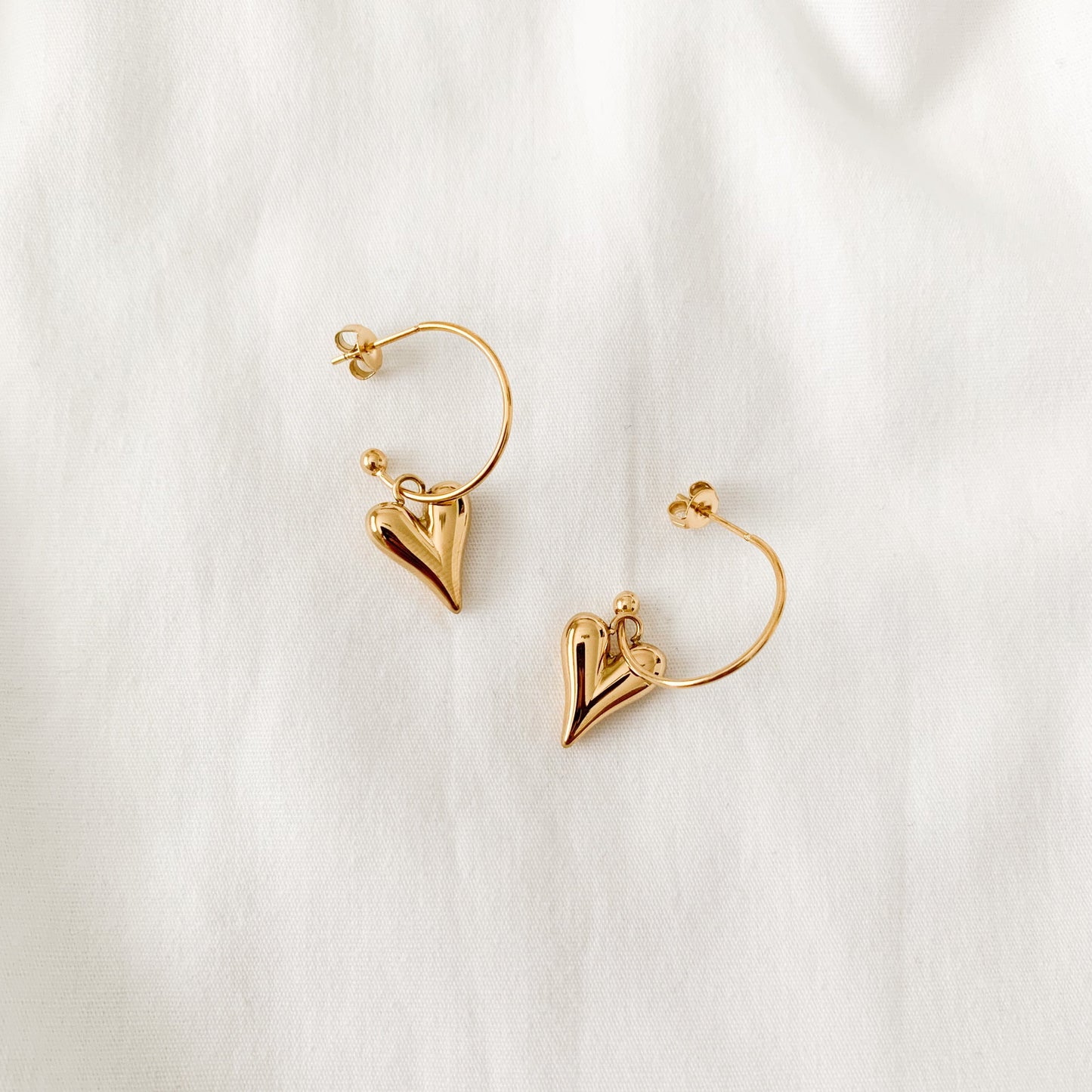 Hart aka Heart Earrings - Namaste Jewelry Canada