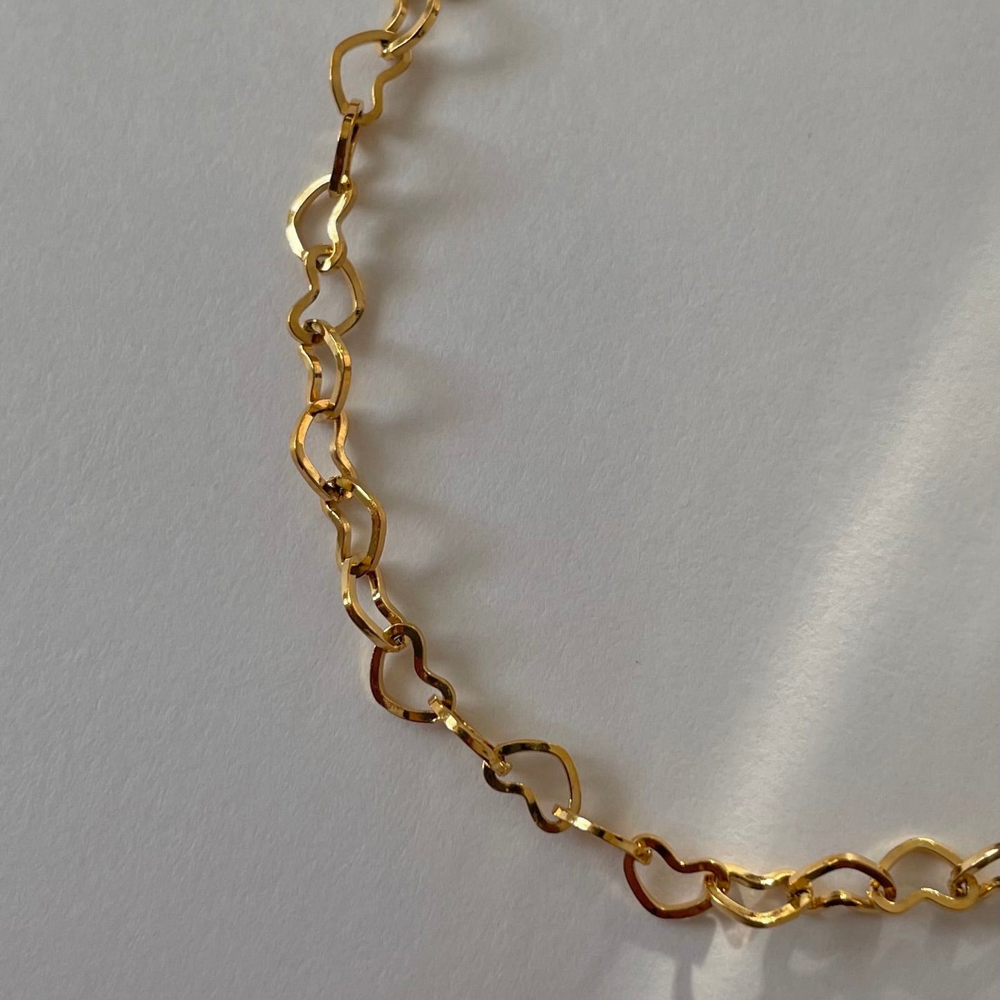 Heart Chain Bracelet - Namaste Jewelry Canada