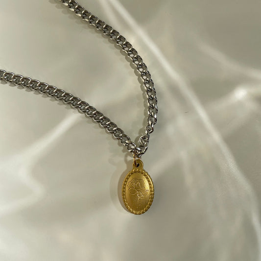 Vintage Rose Necklace