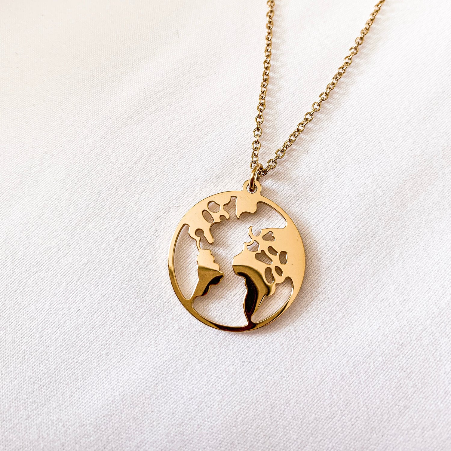 Gold - 'MY WORLD' Necklace - Namaste Jewelry Canada
