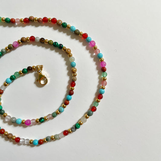 Multicoloured Bead Necklace