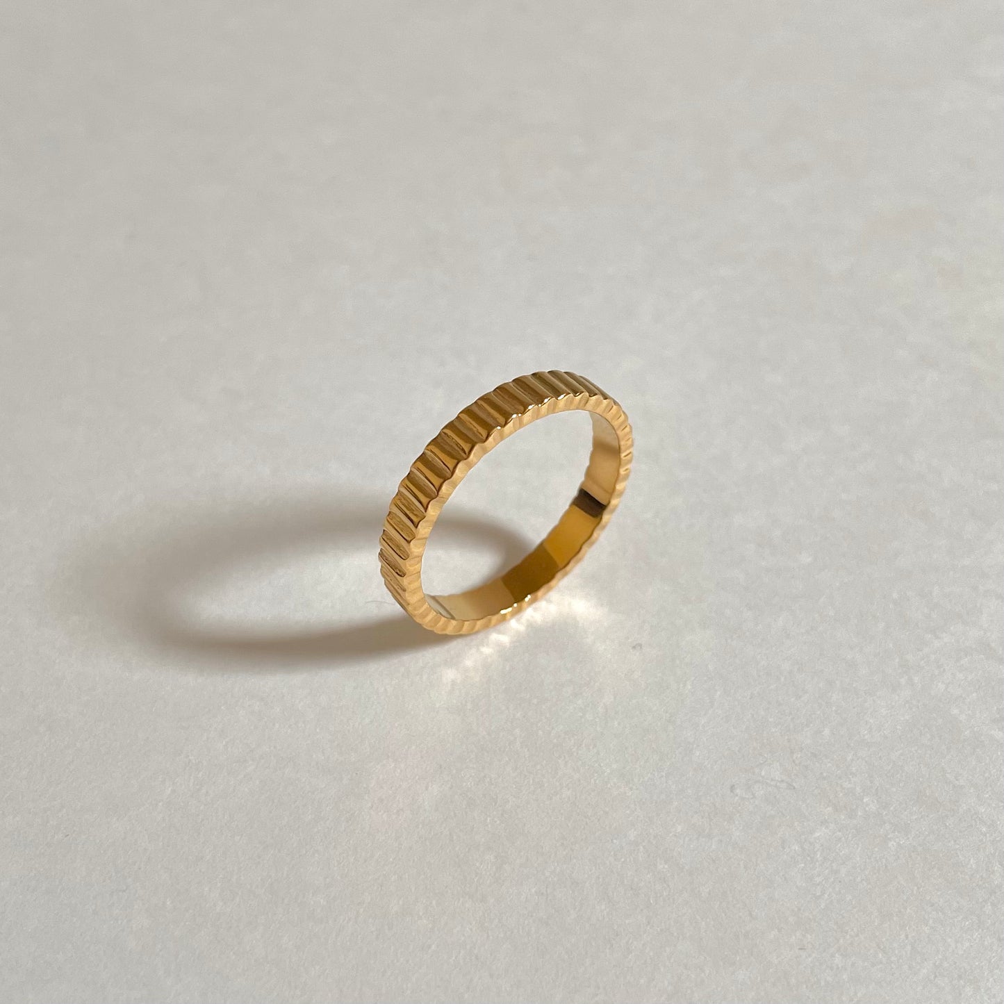 Ribbed Ring - Namaste Jewelry Canada