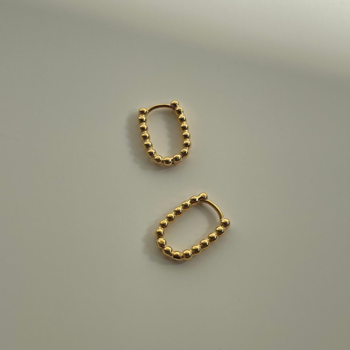 Beaded Rectangle Earrings