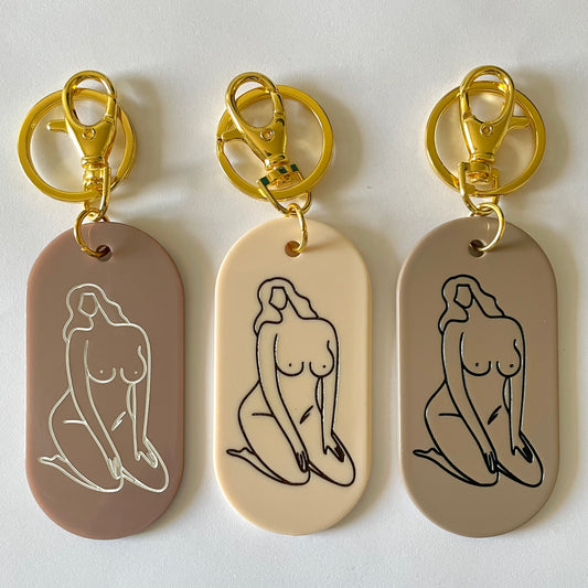 Fierce Femme Keychain- Style 2