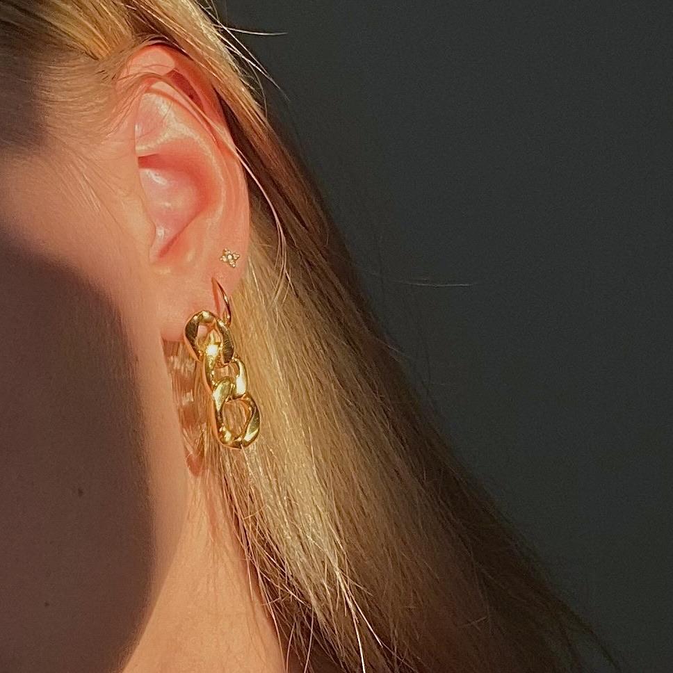 Leah Link Earrings - Namaste Jewelry Canada