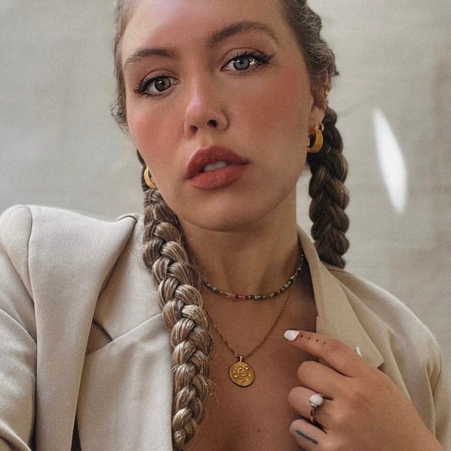 Lila Bead Necklace - Namaste Jewelry Canada