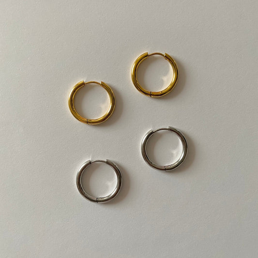 Minimal Hoops 2.0 - Namaste Jewelry Canada