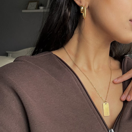 Mujer Letter Necklace - Namaste Jewelry Canada