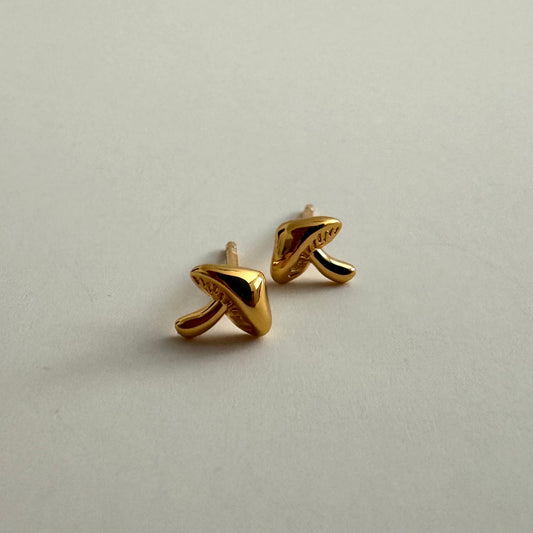 Mushroom Mini Studs - Namaste Jewelry Canada