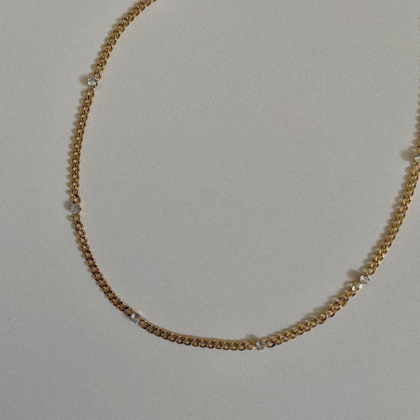 Nayva Stone Necklace - Namaste Jewelry Canada