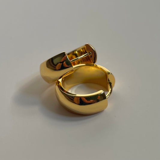 Paris Chunky Hoops 2.0 - Namaste Jewelry Canada