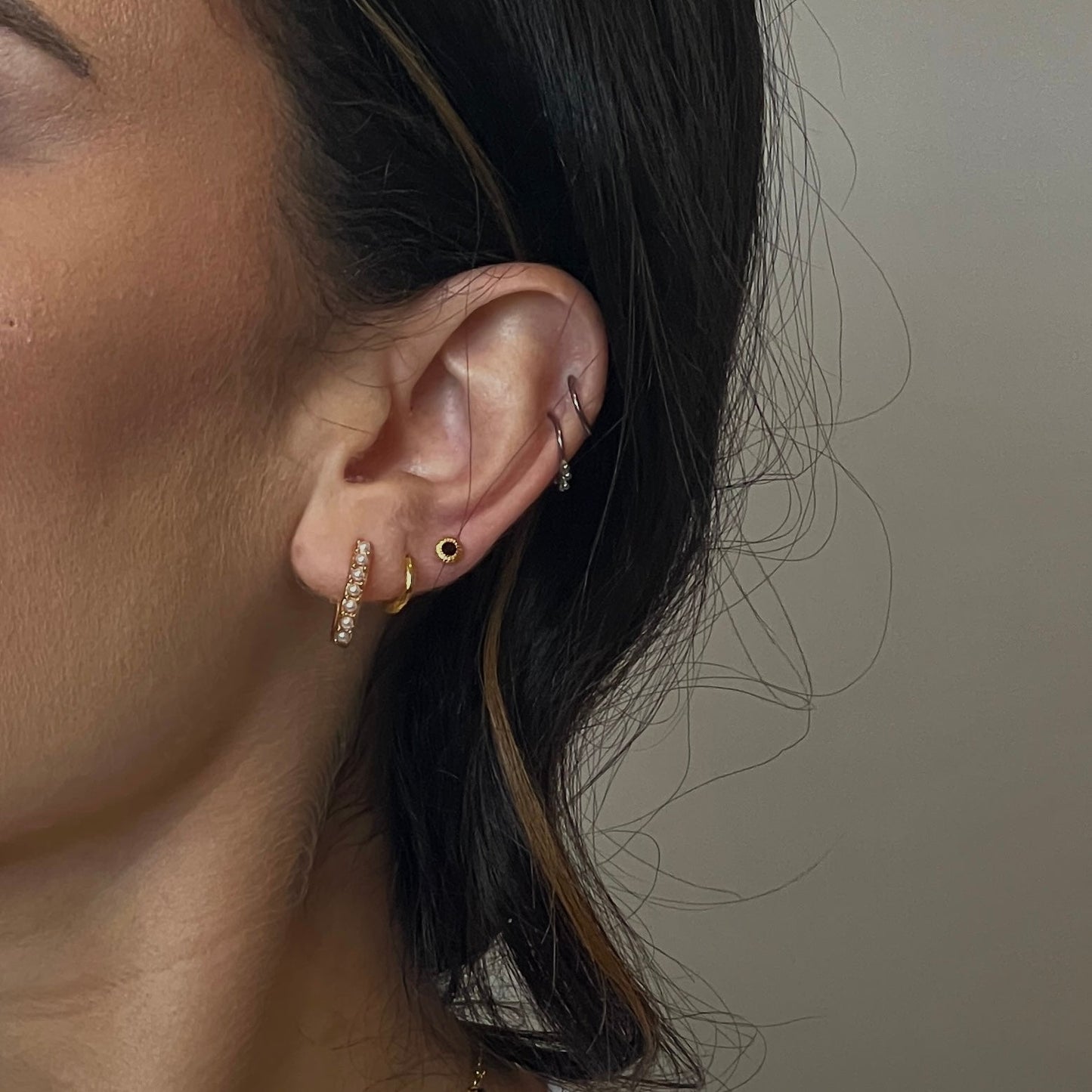 Rectangle Pearl Earrings - Namaste Jewelry Canada