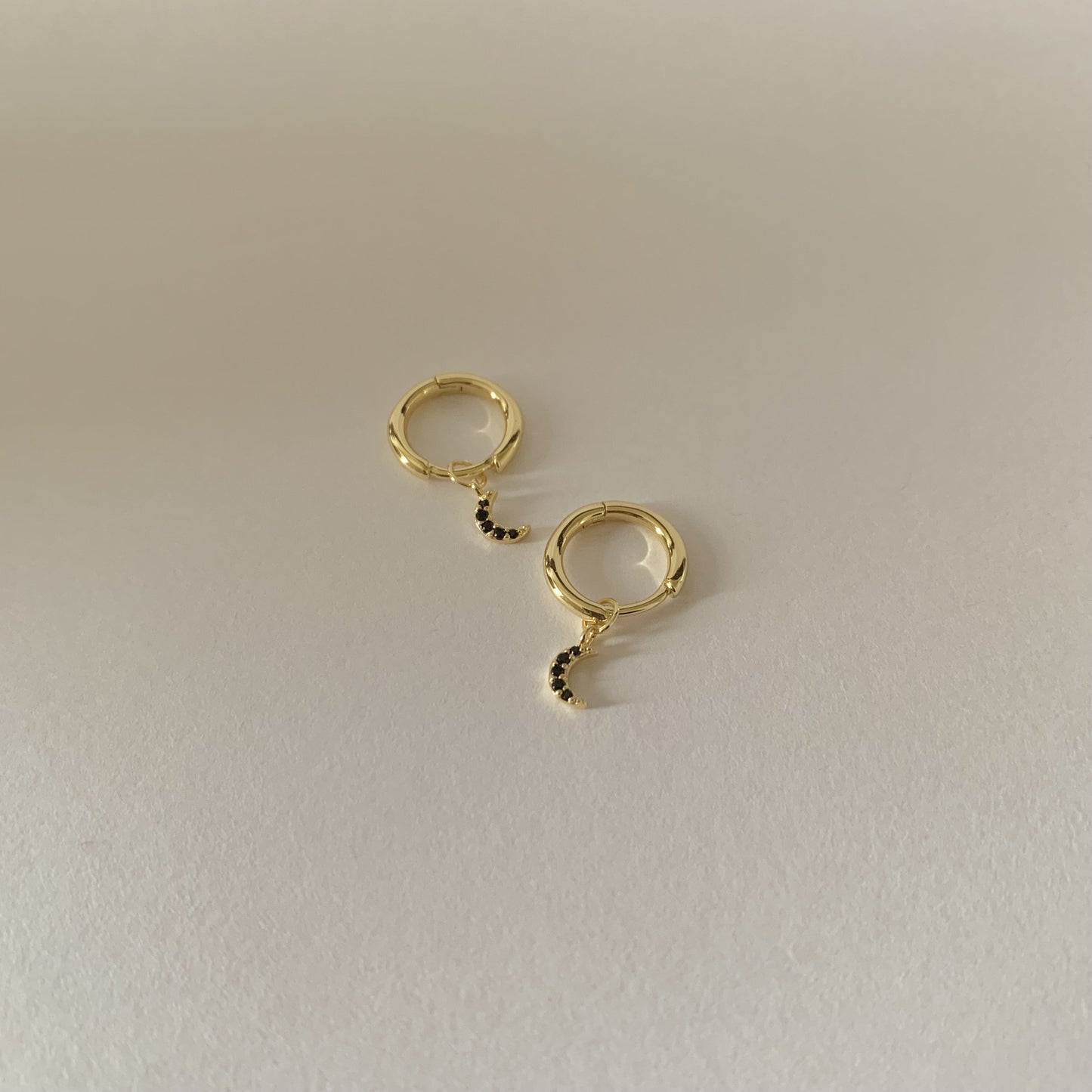 Selene Moon Drop Earrings - Namaste Jewelry Canada
