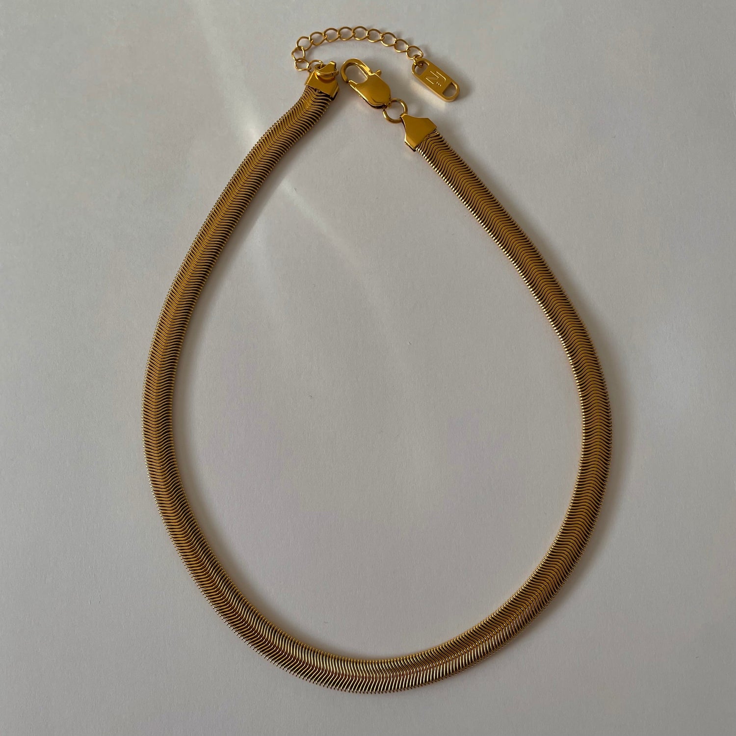 Serpent Chain Necklace- Gold - Namaste Jewelry Canada