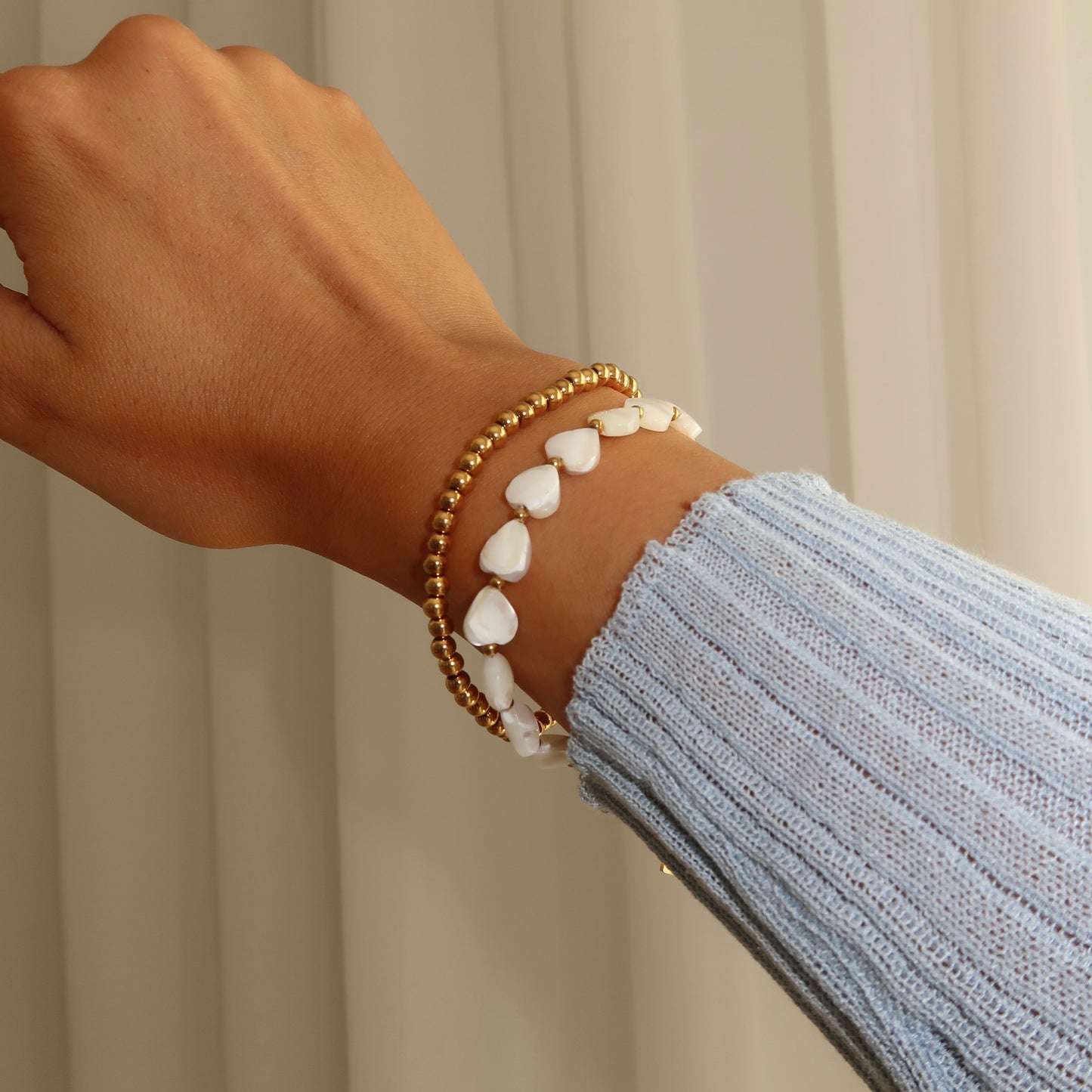 Shell Heart Bracelet - Namaste Jewelry Canada