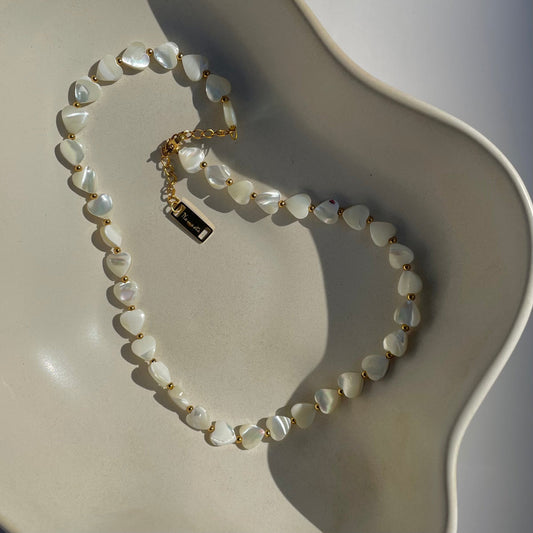 Shell Heart Bracelet Necklace - Namaste Jewelry Canada