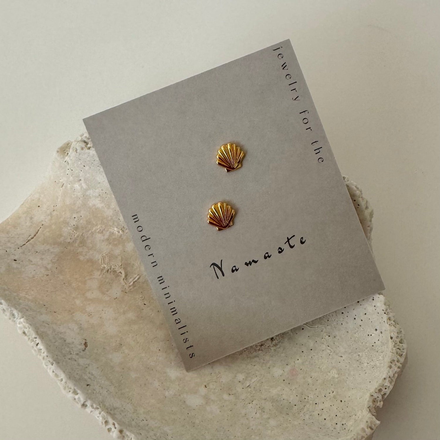 Shell Studs - Namaste Jewelry Canada