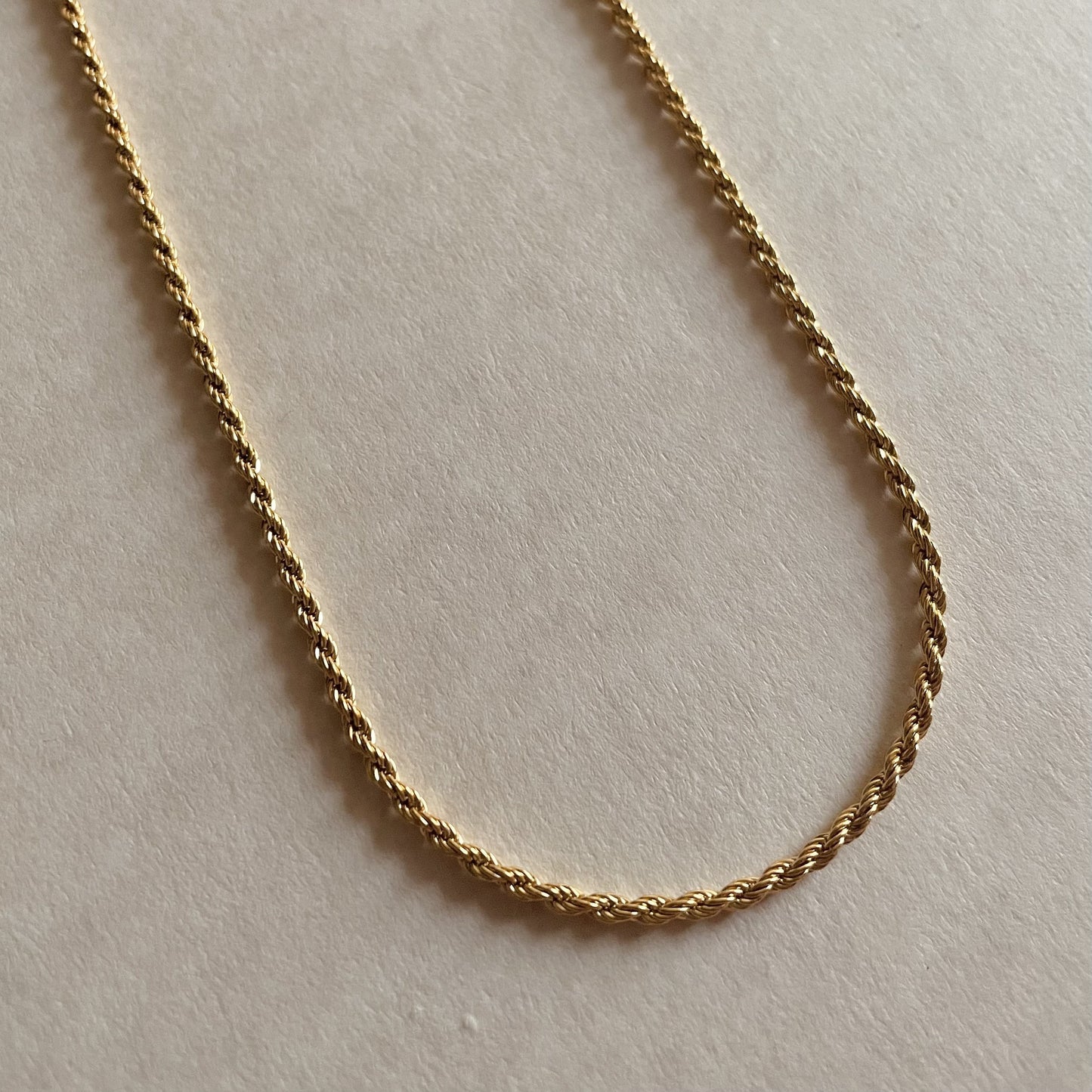 Slim Corde Necklace - Gold - Namaste Jewelry Canada