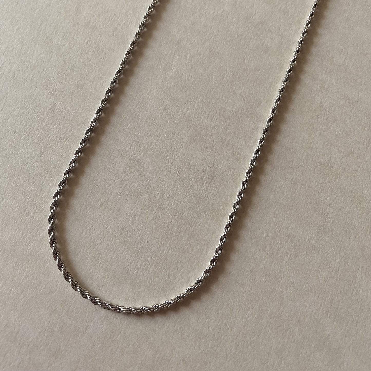 Slim Corde Necklace - Silver - Namaste Jewelry Canada