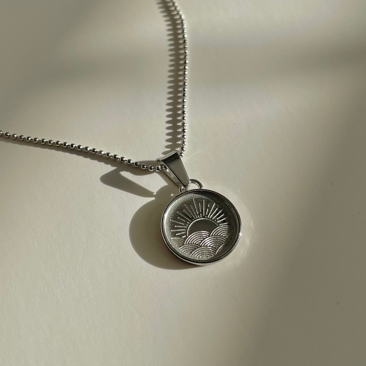 Soleil aka Sun Necklace- Silver - Namaste Jewelry Canada