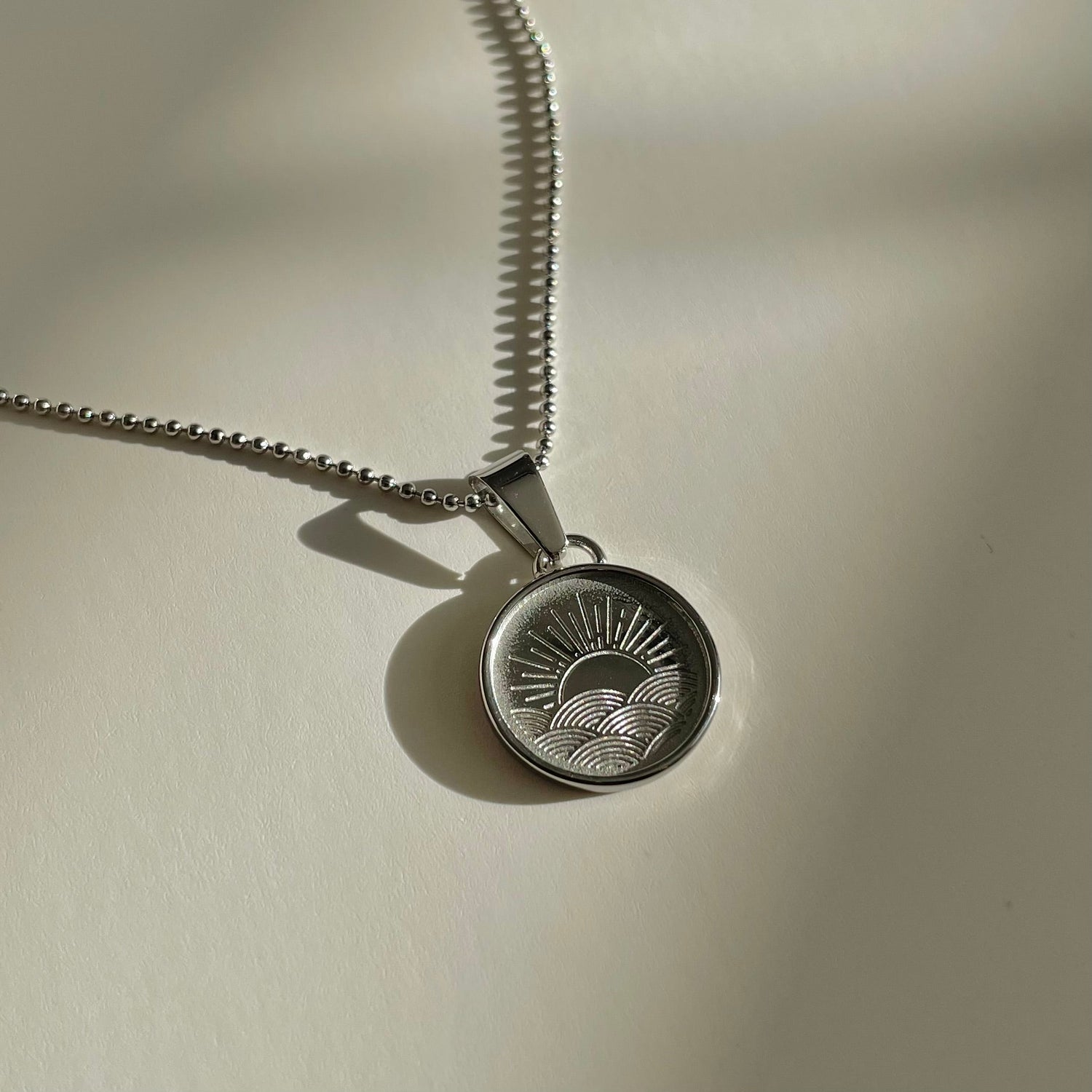Soleil aka Sun Necklace- Silver - Namaste Jewelry Canada
